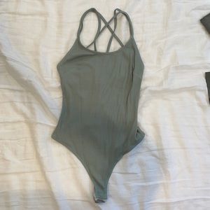 Sage green body suit / Blue Blush brand / size M
